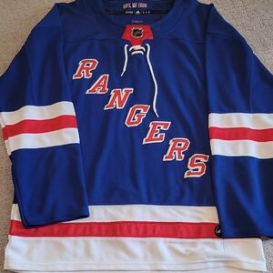Adidas Blue and Red Rangers Jersey